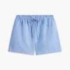 Pantaloncini elasticizzati in misto lino e cotone Pantaloncini elasticizzati in misto lino e cotone
