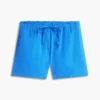 Pantaloncini elasticizzati in misto lino e cotone Pantaloncini elasticizzati in misto lino e cotone