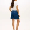 Pantaloncini in denim a vita alta con cintura Pantaloncini in denim a vita alta con cintura