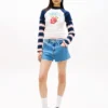 Pantaloncini in denim con orlo grezzo Tommy Jeans Pantaloncini in denim con orlo grezzo Tommy Jeans