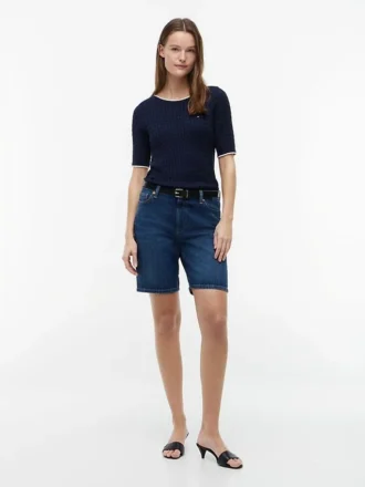 Pantaloncini in denim da 9″