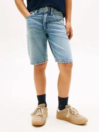 Pantaloncini in denim dritti per bambini Pantaloncini in denim dritti per bambini