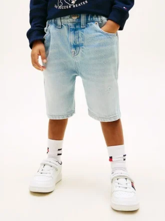 Pantaloncini in denim dritti per bambini Pantaloncini in denim dritti per bambini