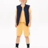 Pantaloncini in felpa a gamba larga con logo Hilfiger per bambini Pantaloncini in felpa a gamba larga con logo Hilfiger per bambini