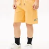 Pantaloncini in felpa a gamba larga con logo Hilfiger per bambini Pantaloncini in felpa a gamba larga con logo Hilfiger per bambini