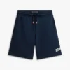 Pantaloncini in felpa a gamba larga con logo Hilfiger per bambini Pantaloncini in felpa a gamba larga con logo Hilfiger per bambini