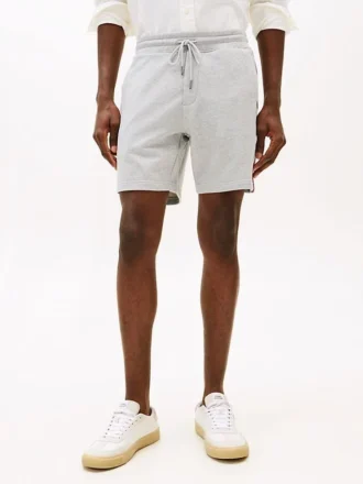 Pantaloncini in felpa con logo bandiera