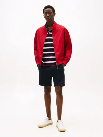 Pantaloncini in felpa con logo bandiera