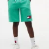 Pantaloncini in felpa con logo bandiera per bambini Pantaloncini in felpa con logo bandiera per bambini