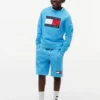 Pantaloncini in felpa con logo bandiera per bambini Pantaloncini in felpa con logo bandiera per bambini