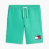 Pantaloncini in felpa con logo bandiera per bambini Pantaloncini in felpa con logo bandiera per bambini