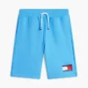 Pantaloncini in felpa con logo bandiera per bambini Pantaloncini in felpa con logo bandiera per bambini
