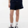 Pantaloncini in felpa con logo bandiera tono su tono per bambini Pantaloncini in felpa con logo bandiera tono su tono per bambini