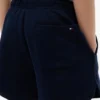Pantaloncini in felpa con logo bandiera tono su tono per bambini Pantaloncini in felpa con logo bandiera tono su tono per bambini