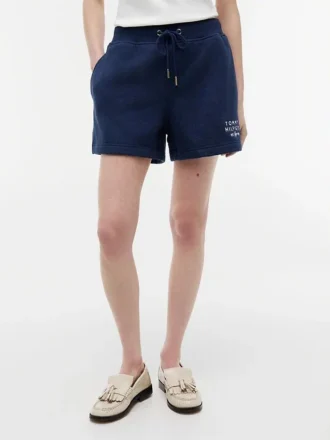 Pantaloncini in felpa con logo Monotype