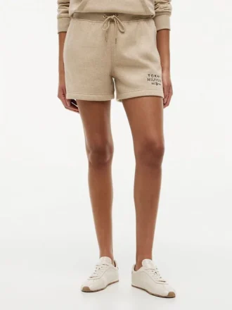 Pantaloncini in felpa con logo Monotype