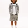Pantaloncini in felpa con logo per bambini Pantaloncini in felpa con logo per bambini