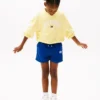 Pantaloncini in felpa con logo ricamato per bambini Pantaloncini in felpa con logo ricamato per bambini