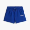 Pantaloncini in felpa con logo ricamato per bambini Pantaloncini in felpa con logo ricamato per bambini
