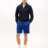 Pantaloncini in felpa con logo Tommy ricamato Pantaloncini in felpa con logo Tommy ricamato