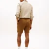 Pantaloncini in felpa con logo Tommy ricamato Pantaloncini in felpa con logo Tommy ricamato