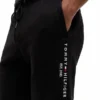 Pantaloncini in felpa con logo Tommy ricamato Pantaloncini in felpa con logo Tommy ricamato