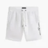 Pantaloncini in felpa con logo Tommy ricamato Pantaloncini in felpa con logo Tommy ricamato