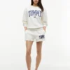 Pantaloncini in felpa con logo Varsity Tommy