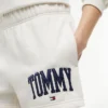 Pantaloncini in felpa con logo Varsity Tommy