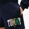 Pantaloncini in felpa multicolore con logo Tommy Pantaloncini in felpa multicolore con logo Tommy