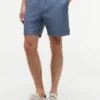 Pantaloncini in misto cotone e lino con vestibilità regolare da 7″