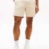Pantaloncini in misto cotone e lino con vestibilità regolare da 7″