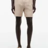 Pantaloncini in misto cotone e lino con vestibilità regolare da 7″ Pantaloncini in misto cotone e lino con vestibilità regolare da 7″