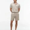 Pantaloncini in misto cotone e lino con vestibilità regolare da 7″ Pantaloncini in misto cotone e lino con vestibilità regolare da 7″