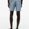 Pantaloncini in misto cotone e lino con vestibilità regolare da 7″ Pantaloncini in misto cotone e lino con vestibilità regolare da 7″