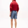 Pantaloncini in misto cotone e lino con vestibilità regolare da 7″