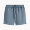 Pantaloncini in misto cotone e lino con vestibilità regolare da 7″