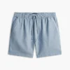 Pantaloncini in misto cotone e lino con vestibilità regolare da 7″ Pantaloncini in misto cotone e lino con vestibilità regolare da 7″