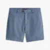 Pantaloncini in misto cotone e lino con vestibilità regolare da 7″