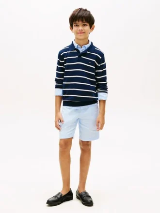 Pantaloncini in misto lino per bambini