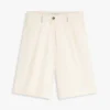 Pantaloncini in popeline plissettato Pantaloncini in popeline plissettato