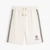 Pantaloncini in spugna con monogramma Pantaloncini in spugna con monogramma