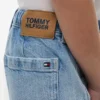 Pantaloncini larghi in denim stile marinaro per bambini Pantaloncini larghi in denim stile marinaro per bambini