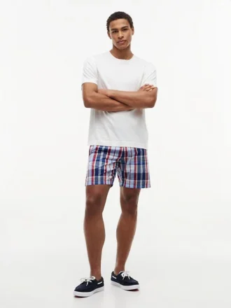 Pantaloncini Madras da 7″ con vestibilità regolare