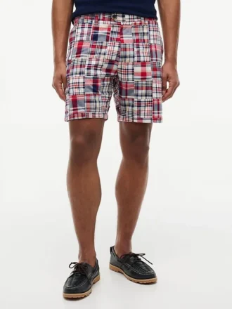 Pantaloncini Patchwork Madras Regular Fit 7″