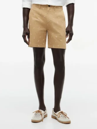 Pantaloncini Regular Fit da 7″ con stampa ad ancore
