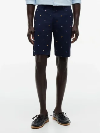 Pantaloncini Regular Fit da 9″ con stampa bandiera da vela