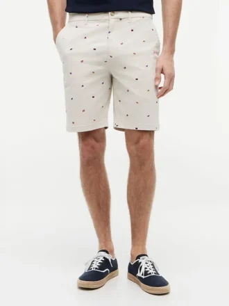 Pantaloncini Regular Fit da 9″ con stampa bandiera da vela