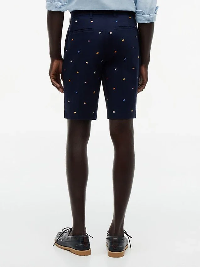 Pantaloncini Regular Fit da 9″ con stampa bandiera da vela Pantaloncini Regular Fit da 9″ con stampa bandiera da vela