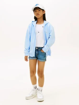 Pantaloncini skinny in denim per bambini